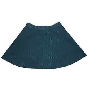 BANANA REPUBLIC Black A-line Textured Fabric Skirt